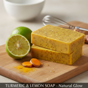 Tumeric & lemon and kojic acid brightening Soap