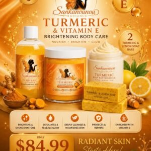 Turmeric & Vitamin E Brightening Body Care Set