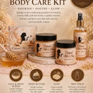 Oatmeal Milk & Honey Body Care Set